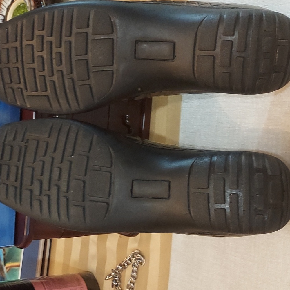 Easy Street Comfort Wave Holly Pewter Crocodile Mule 9M - Picture 4 of 5